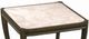 Century® Andalusia Cordoba/Iron Aluminum/Stone Outdoor Side Table-1