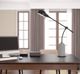 Cal® Lighting & Accessories Johnstone Black/Gray Desk Lamp-1