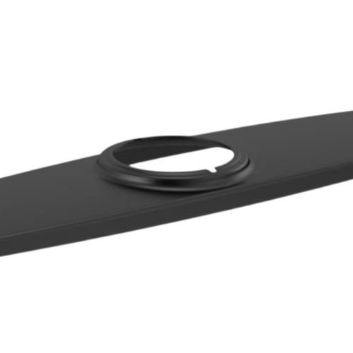 Peerless Parkwood® Matte Black Kitchen Escutcheon-1