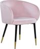Meridian Furniture Louise Pink Velvet Dining Chair-0