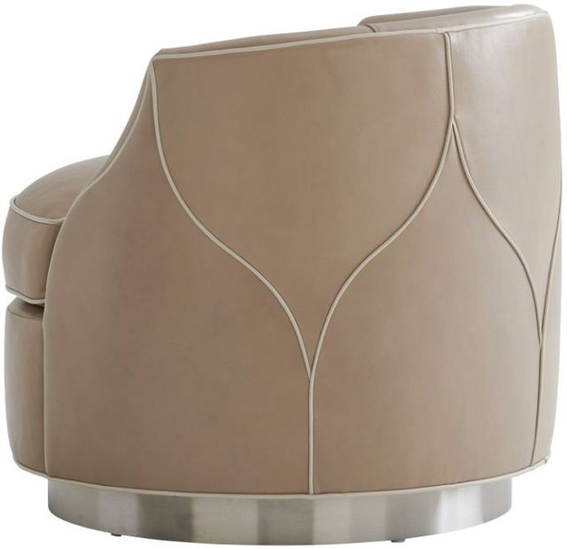 Lexington Home Customizable Avondale Robertson Leather Swivel Chair-2