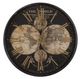 YHD Wealth of Wonder Black/Brown Wall Clock-0