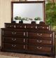 Furniture of America® Brandt Brown Cherry Five Piece Queen Storage Bed-3