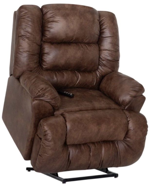 Franklin™ Stockton Cash Tobacco 3-Way Chaise Power Lift Recliner-1