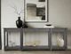 International Furniture Direct Tiffany Black 94" Sofa Table-1