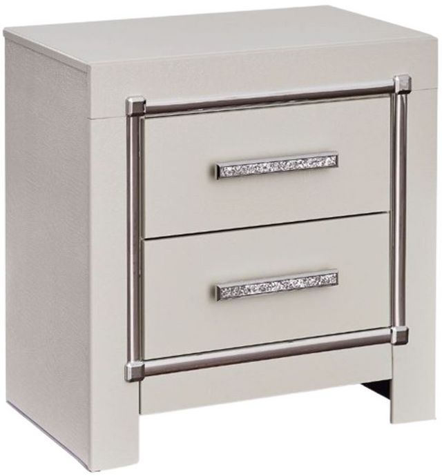 Zyniden Nightstand - Silver