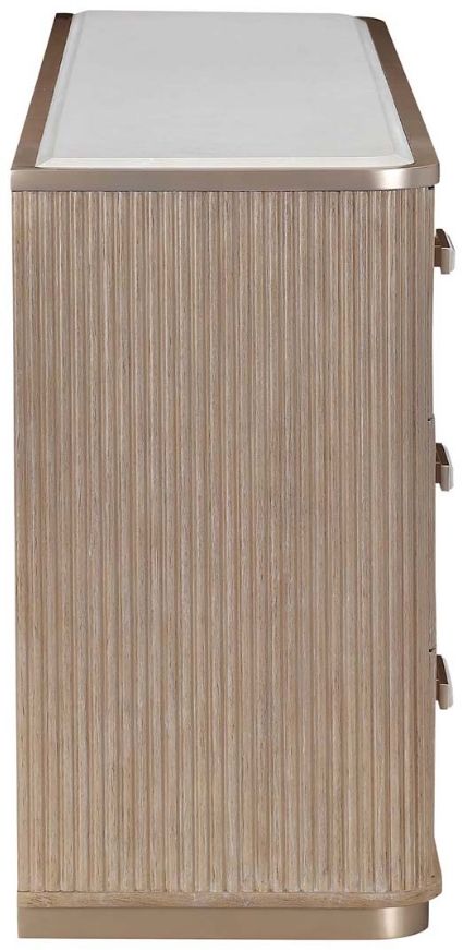 Michael Amini® West Kensington Sea Salt Caramel Dresser-3