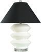 Harp & Finial® Logan White Table Lamp-0