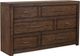 aspenhome® Modern Loft Brownstone 6-Drawer Dresser-0