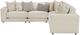 Craftmaster® Customizable CM Modern 7348 120" Modular Sectional-2