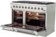 FORNO® Galiano 48" Stainless Steel Pro Style Gas Range-2