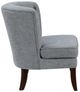 Homelegance® Melrose Dark Gray/Espresso Accent Chair-3