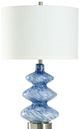 StyleCraft Horizon Haze/Stainless Steel/White Table Lamp-1