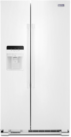 Maytag® 36 in. 24.5 Cu. Ft. White Side By Side Refrigerator