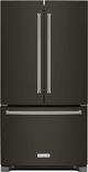KitchenAid® 36 in. 25.2 Cu. Ft. Black Stainless Steel with PrintShield™ Finish French Door Refrigerator-0