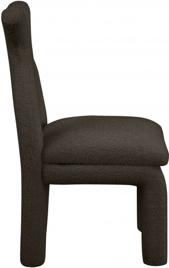 Meridian Furniture Xena Brown Upholstered Dining Side Chair-2
