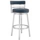 Armen Living Madrid Blue 26" Counter Stool-0