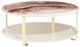 Michael Amini® Ariana Beige Cocktail Table with Gold Base-0