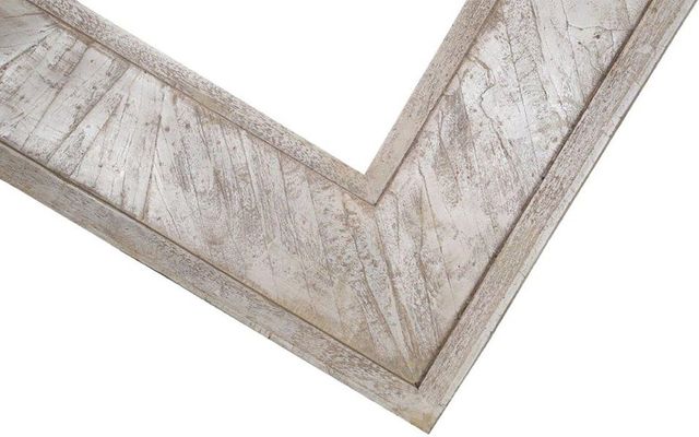 Parker House® Crossings Monaco Weathered Blanc Wall Mirror-2