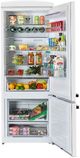 Unique® Appliances Classic Retro 28" 17 Cu. Ft. Marshmallow White Counter Depth Bottom Freezer Refrigerator-2