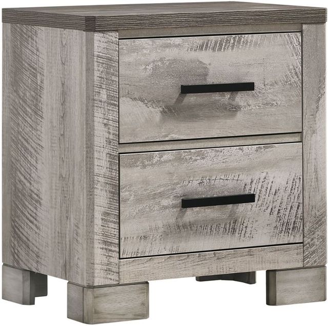 Elements International Millers Cove Gray Nightstand-0