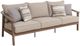 Signature Design by Ashley® Francis Beach Gray/Natural Aluminum/Fabric/Wicker Outdoor Sofa-0