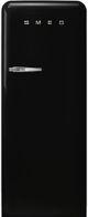 Smeg 50's Style 24'' 9.9 Cu. Ft. Black Compact Refrigerator-0