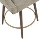 Olliix by Madison Park Grey Mateo Swivel Counter Stool-1
