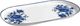 TOV Furniture Cottage China Blue/White Serving Tray-1