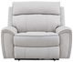 Signature Design by Ashley® Social Pointe Ash/Pearl Power Recliner with Adjustable Headrest-1