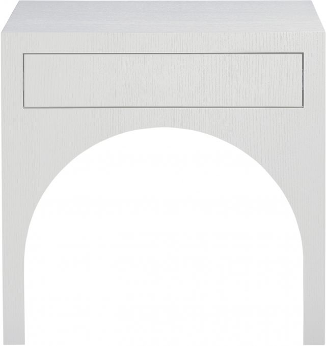 Meridian Furniture August White Wash Nightstand-1