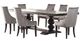 Coaster® Phelps 7-Piece Antique Noir/Gray Dining Set-0