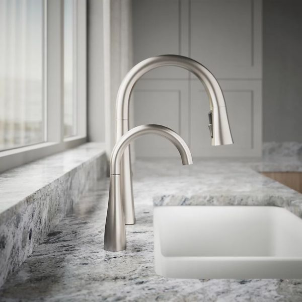 KOHLER® Vibrant Stainless Transitional Beverage Faucet-4
