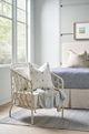 Universal Explore Home™ Pebble White Rattan/Nomad Snow Accent Chair-1
