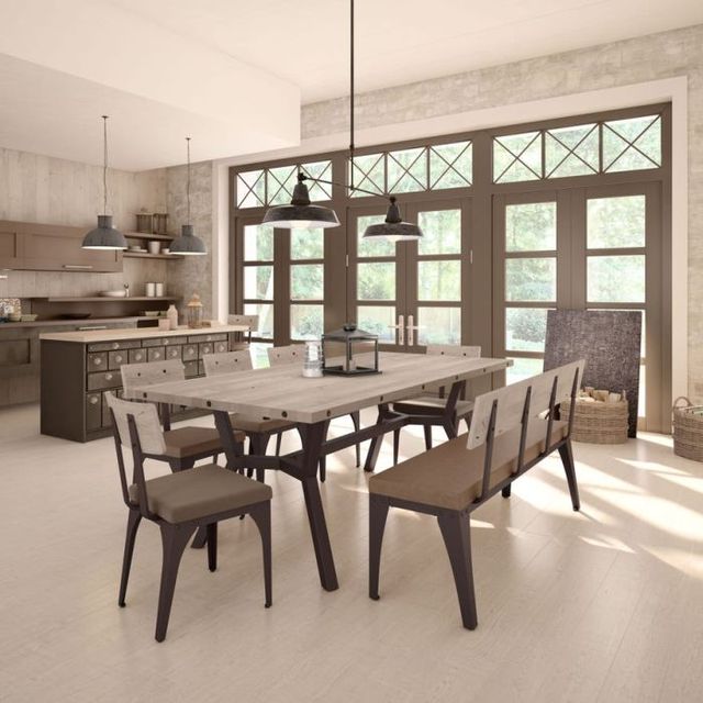 Amisco Customizable Architect Dining Side Chair-2