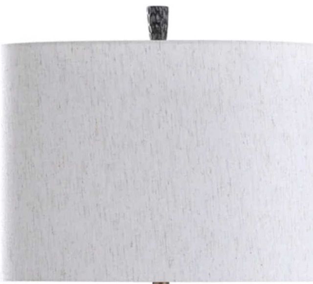 Stylecraft Malta Black/White Table Lamp-1