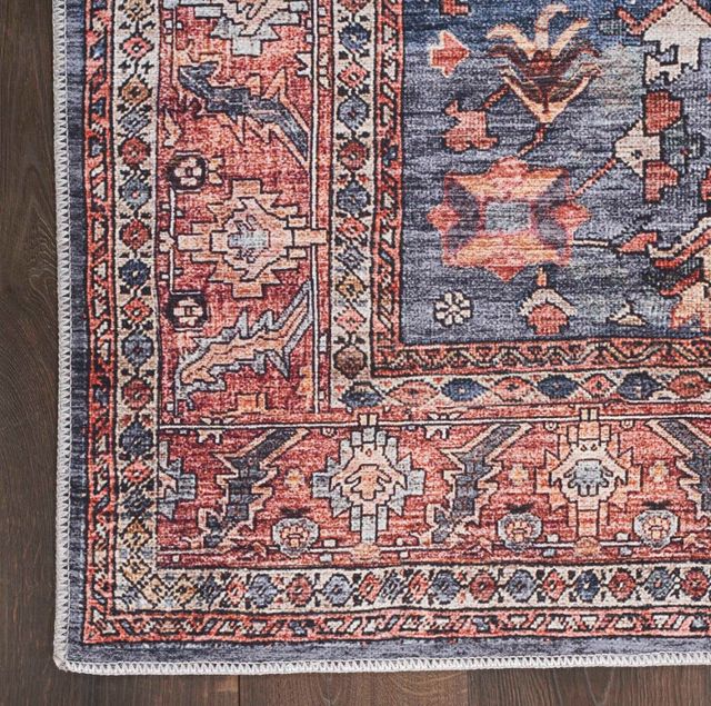 Nourison Home™ Grand Washables Navy Brick 5'x7' Area Rug-3