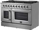 FORNO® Galiano 48" Stainless Steel Pro Style Gas Range-2