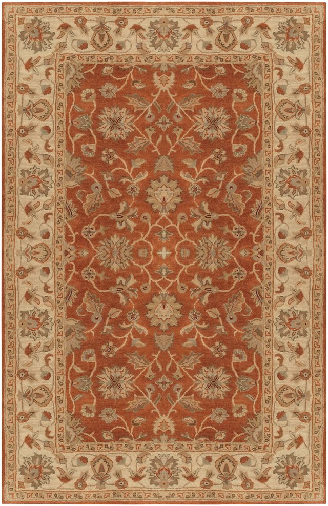 Surya Crowne Brown 4'x6' Area Rug-0