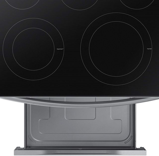 Samsung 30" Fingerprint Resistant Stainless Steel Freestanding Electric Range-5