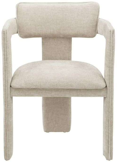 Meridian Furniture Brenda Beige Upholstered Dining Chair-1