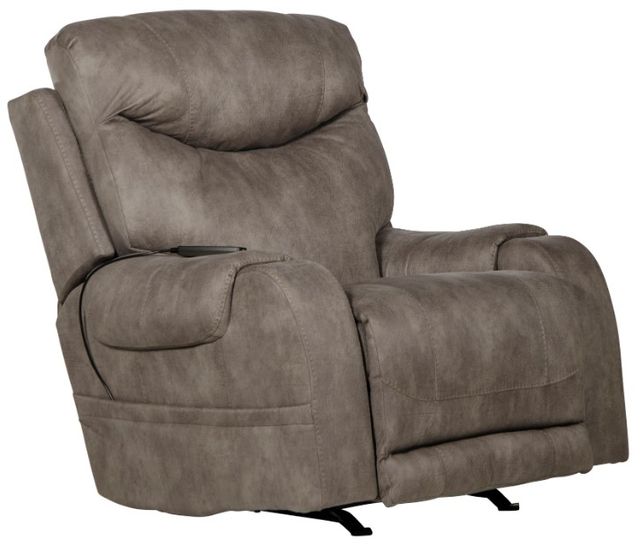 Catnapper® Recharger Charcoal Power Recliner with Power Headrests and Lumbar-0