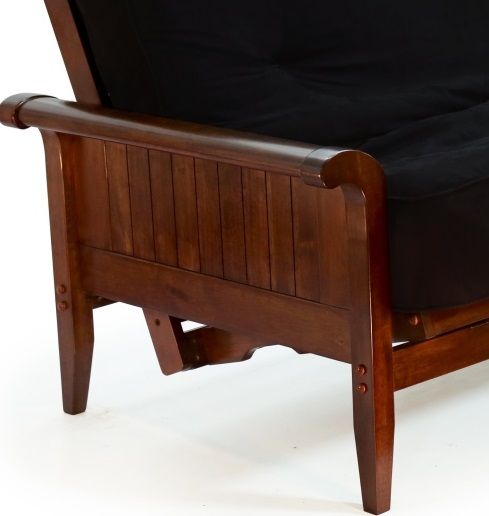 Night & Day Furniture™ Venice Black Walnut Full Moon Glider Futon-1