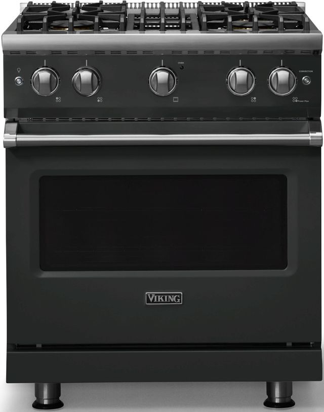 Viking® 5 Series 30" Antique Bronze Pro Style Gas (NG) Range with Polished Chrome Trim-0