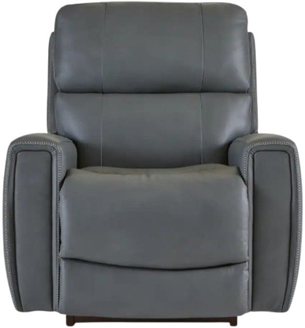 La-Z-Boy® Apollo Smoke Power Rocking Recliner with Headrest and Lumbar-1