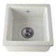 Rohl® Shaws Original 15" Kitchen or Bar Sink-White-1