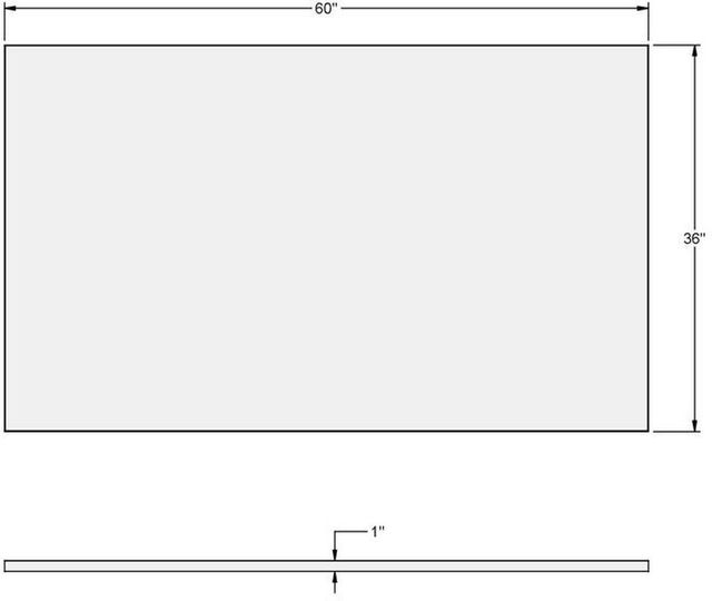Amisco Customizable Alex Thermo Fused Laminate Table-2