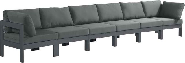 Meridian Furniture Nizuc Grey Outdoor Patio Modular Sofa-0