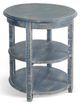 Sunny Designs™ Ocean Blue Round Side Table-0
