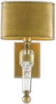 Currey & Company Lindau Antique Brass Wall Sconce-2